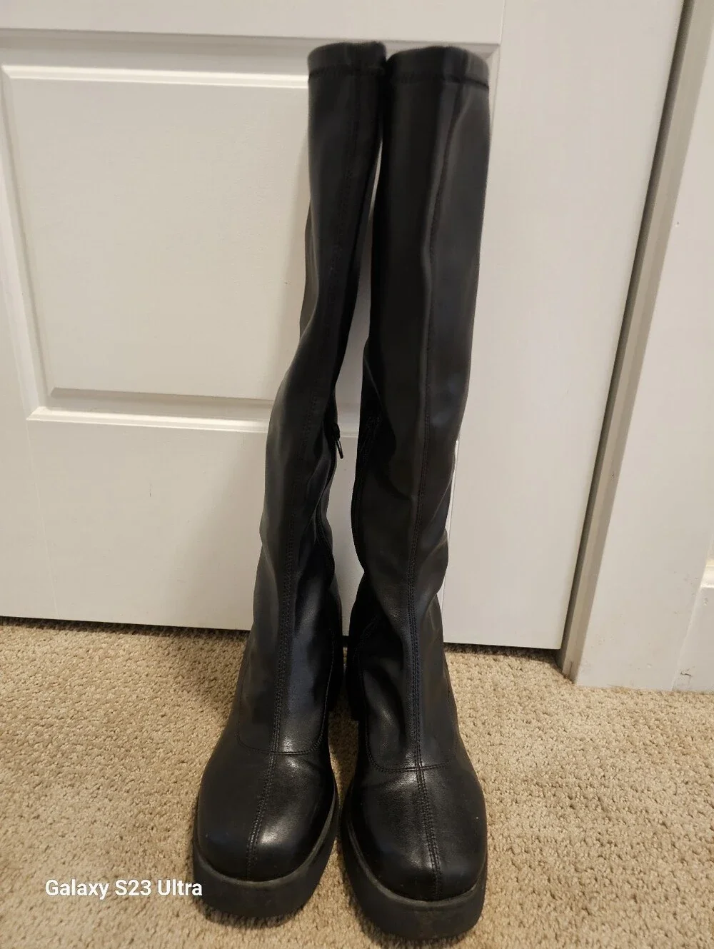 Steve Madden Berkleigh Black Boots Black sz8